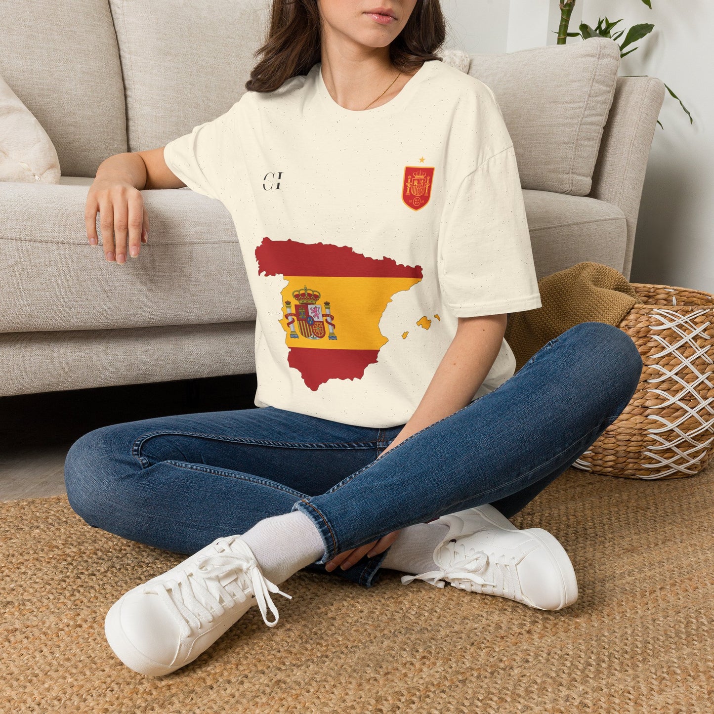 Rodri 16 Spain Football Tee - Spain Map Flag Fan T-Shirt