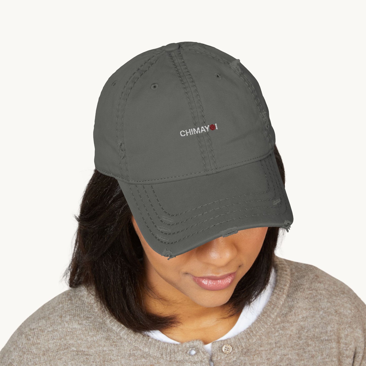 Chimayoi Embroidered Distressed Dad Hat I Vintage Baseball Cap