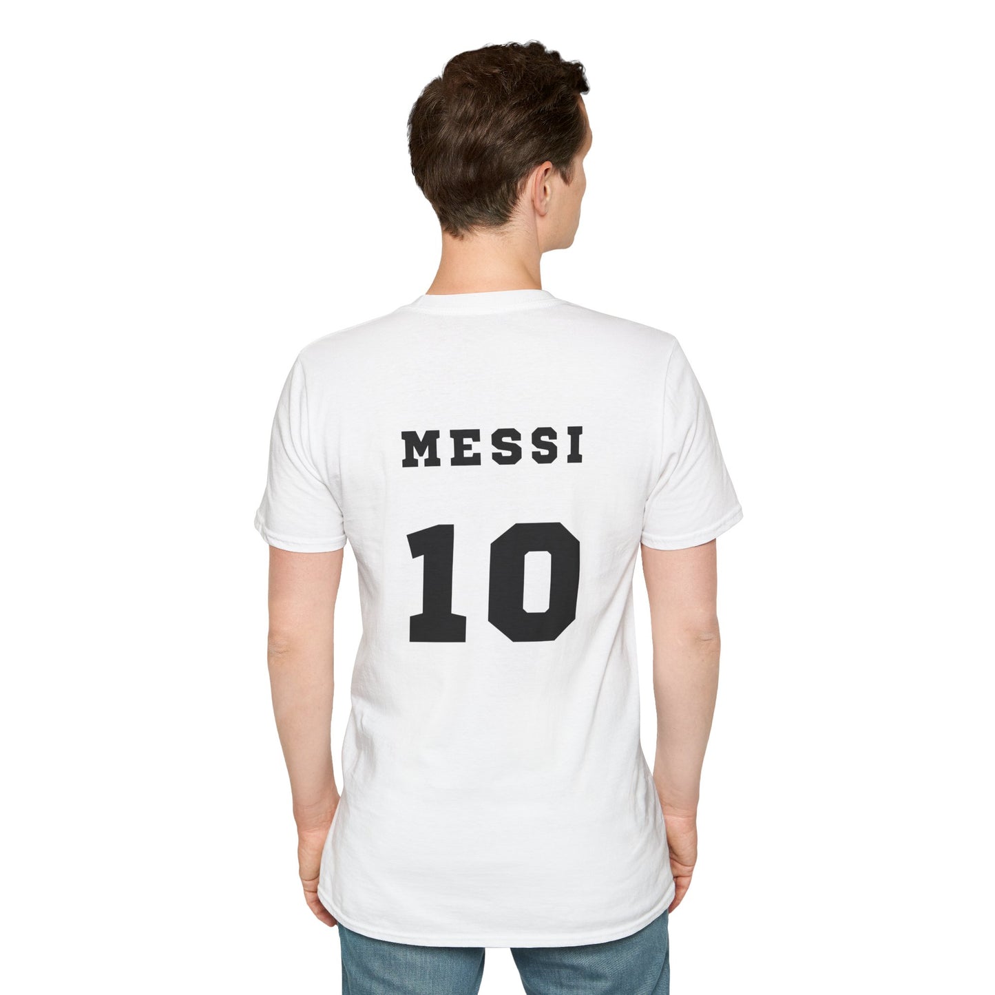 MESSI T-Shirt — AFA Logo & Flag Soccer Tee
