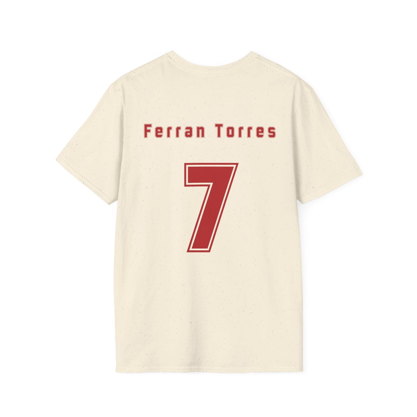 Ferran Torres 7 Spain Football Tee - Spain Map Flag Fan T-Shirt