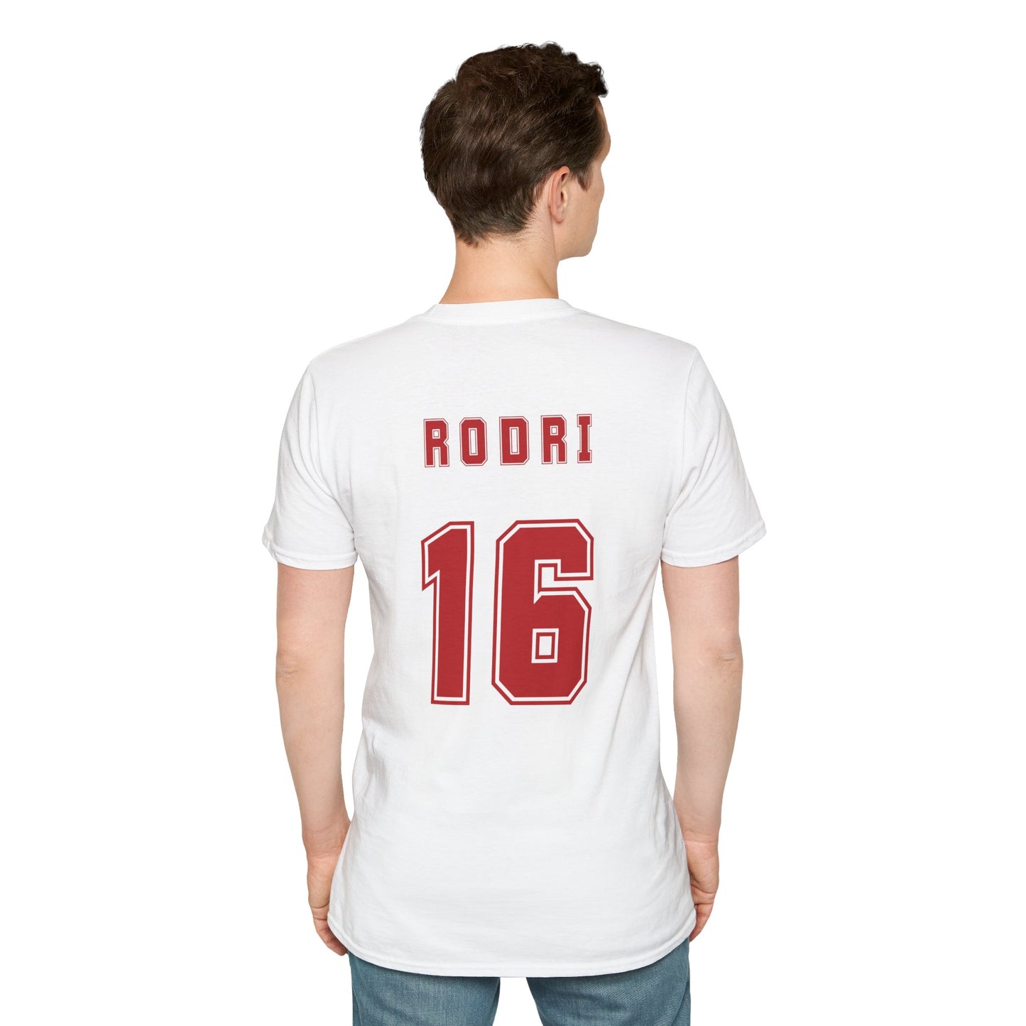 Rodri 16 Spain Football Tee - Spain Map Flag Fan T-Shirt