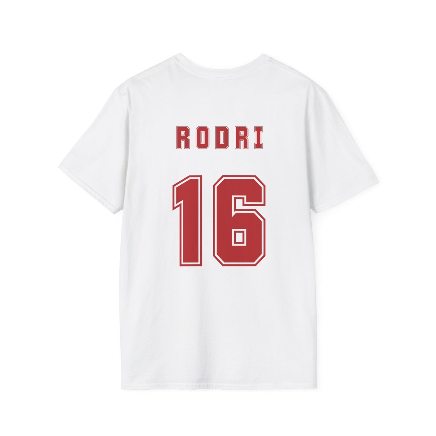 Rodri 16 Spain Football Tee - Spain Map Flag Fan T-Shirt