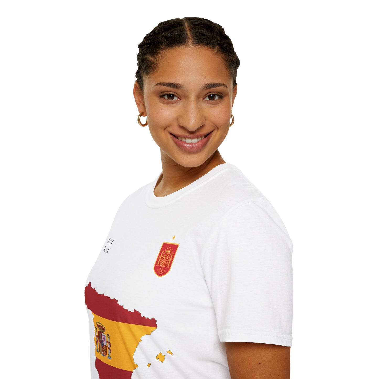 Rodri 16 Spain Football Tee - Spain Map Flag Fan T-Shirt