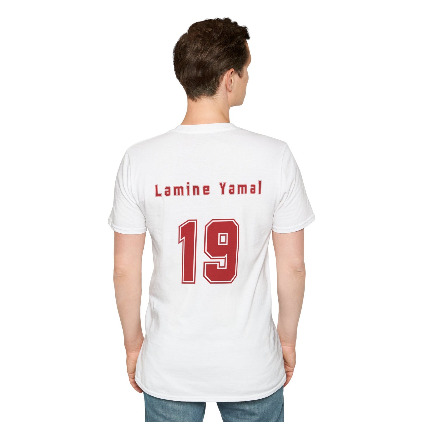 Lamine Yamal 19 Spain Football Tee - Spain Map Flag Fan T-Shirt