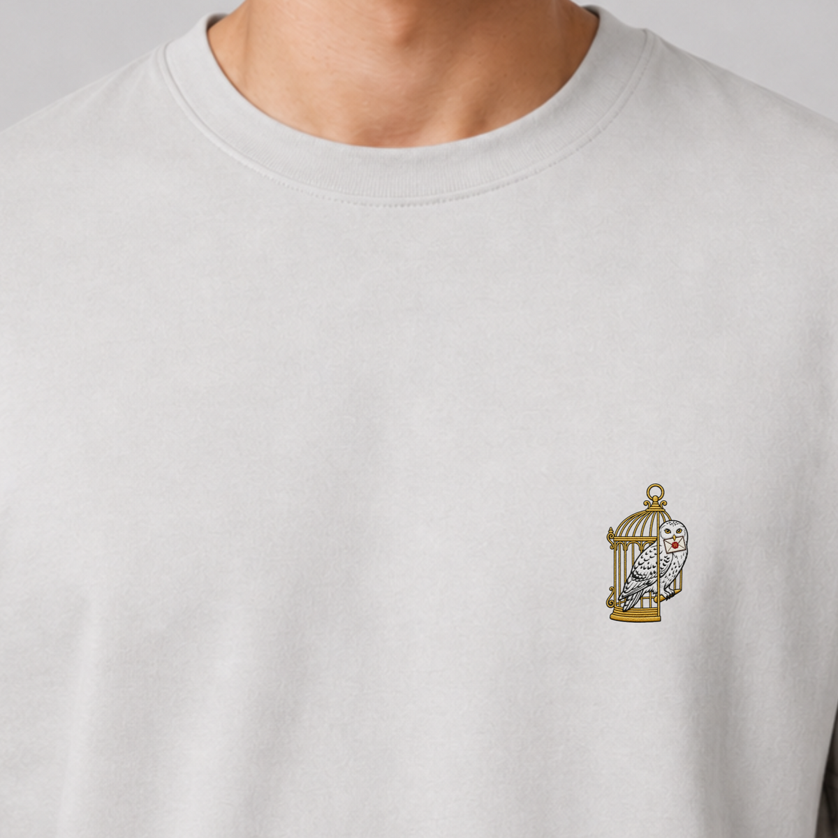 CHIMAYOI "The Messenger" Owl Embroidered T-Shirt