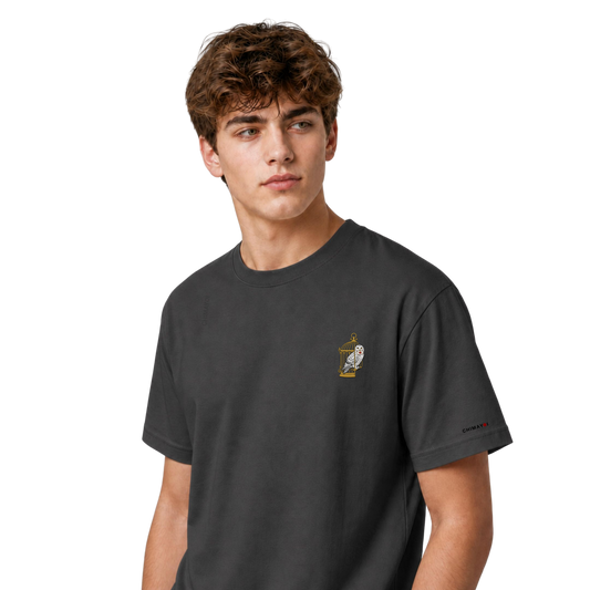 CHIMAYOI "The Messenger" Owl Embroidered T-Shirt