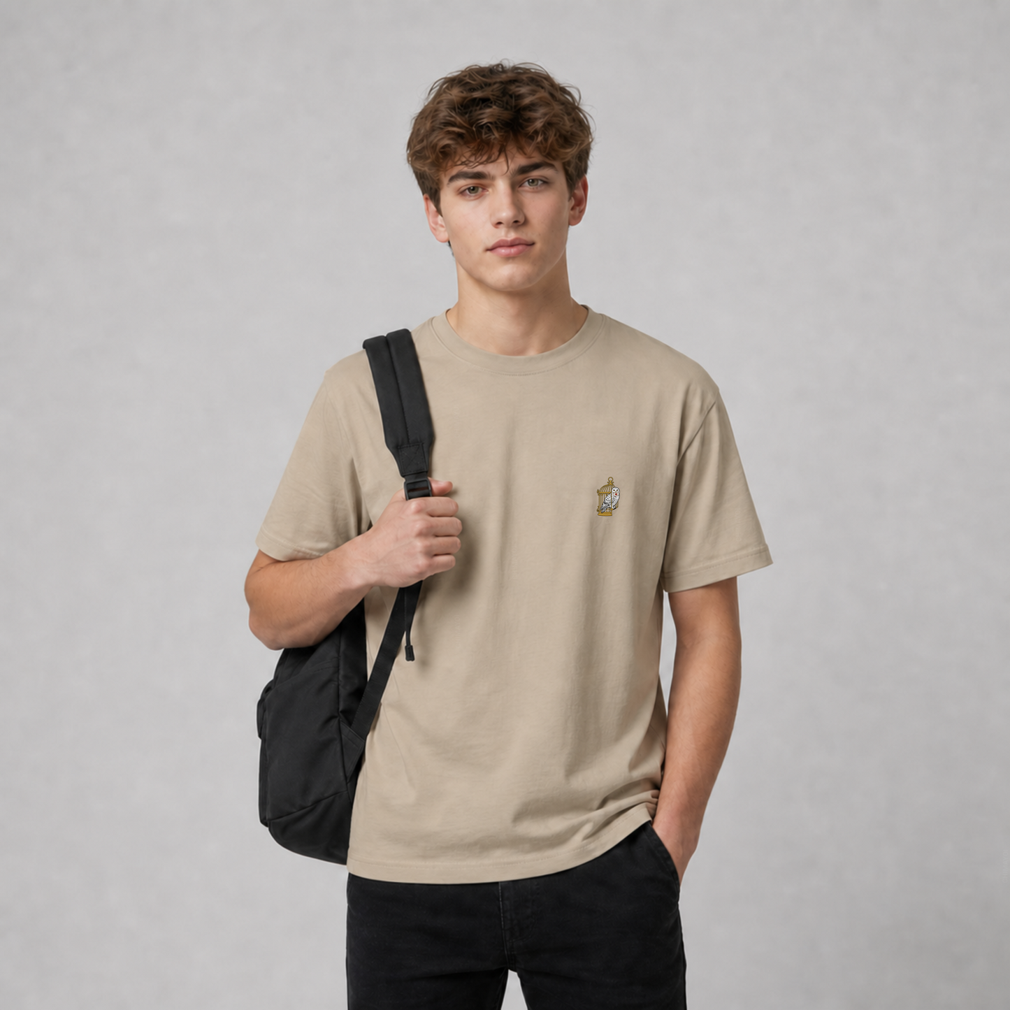CHIMAYOI "The Messenger" Owl Embroidered T-Shirt