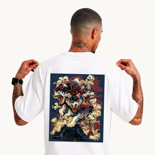 #white Cerberus Mythic T-shirt