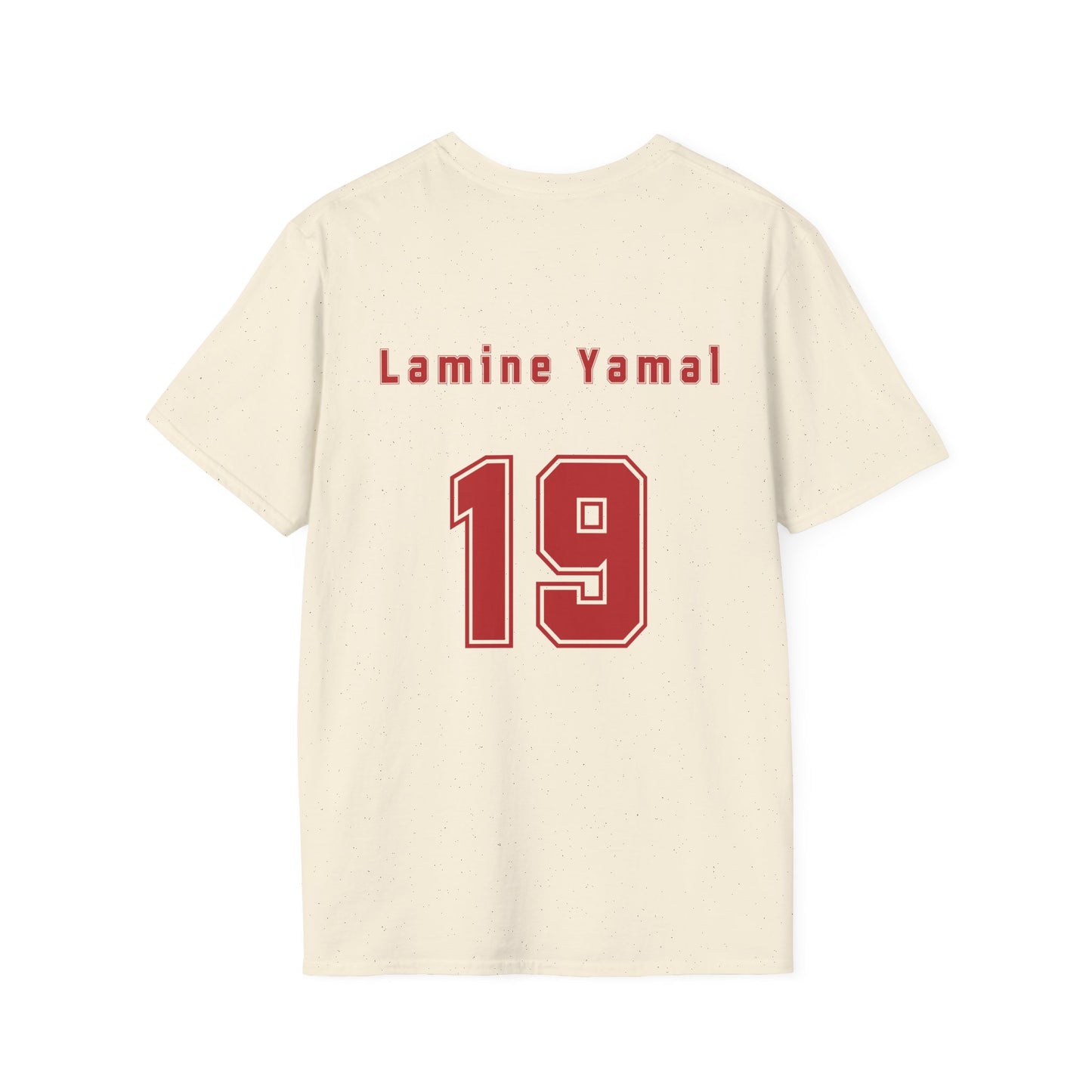 Lamine Yamal 19 Spain Football Tee - Spain Map Flag Fan T-Shirt
