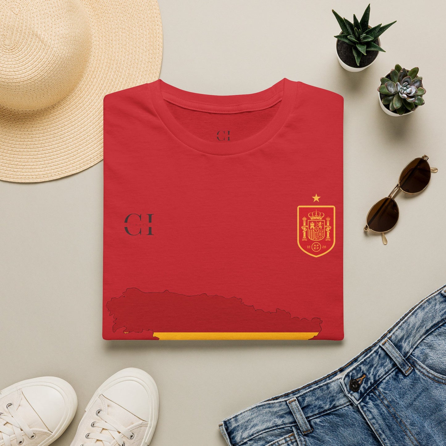 Lamine Yamal 19 Spain Football Tee - Spain Map Flag Fan T-Shirt