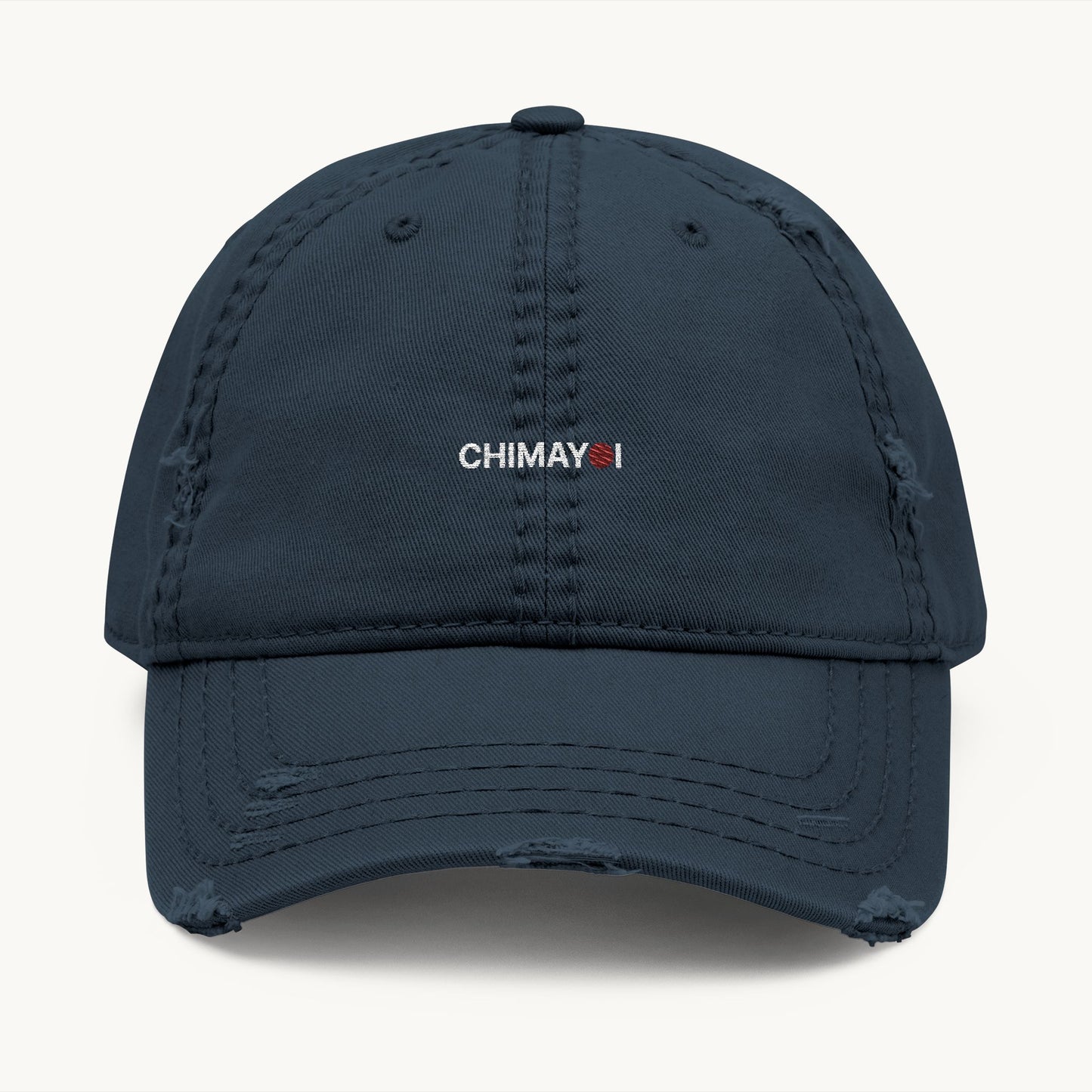 Chimayoi Embroidered Distressed Dad Hat I Vintage Baseball Cap