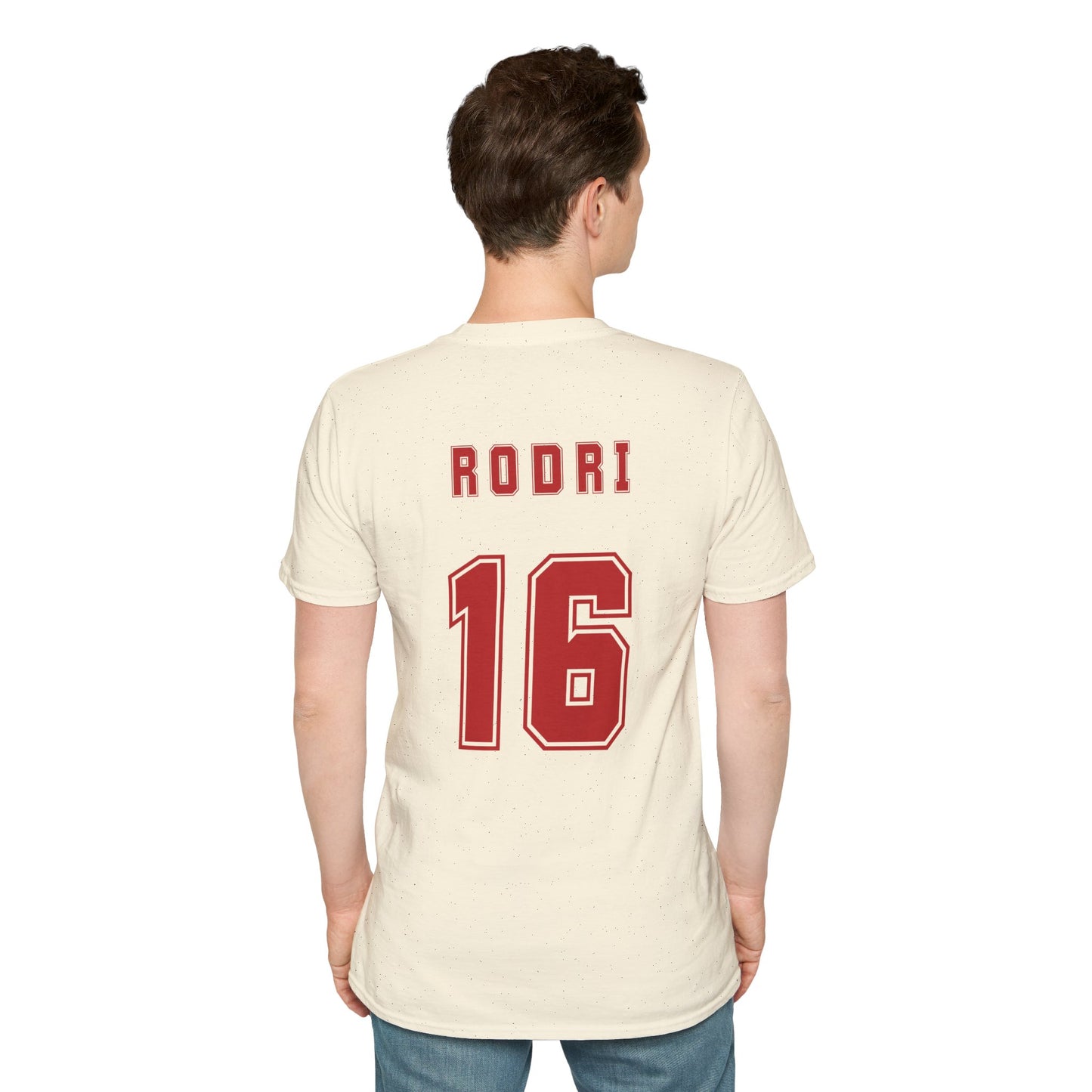 Rodri 16 Spain Football Tee - Spain Map Flag Fan T-Shirt