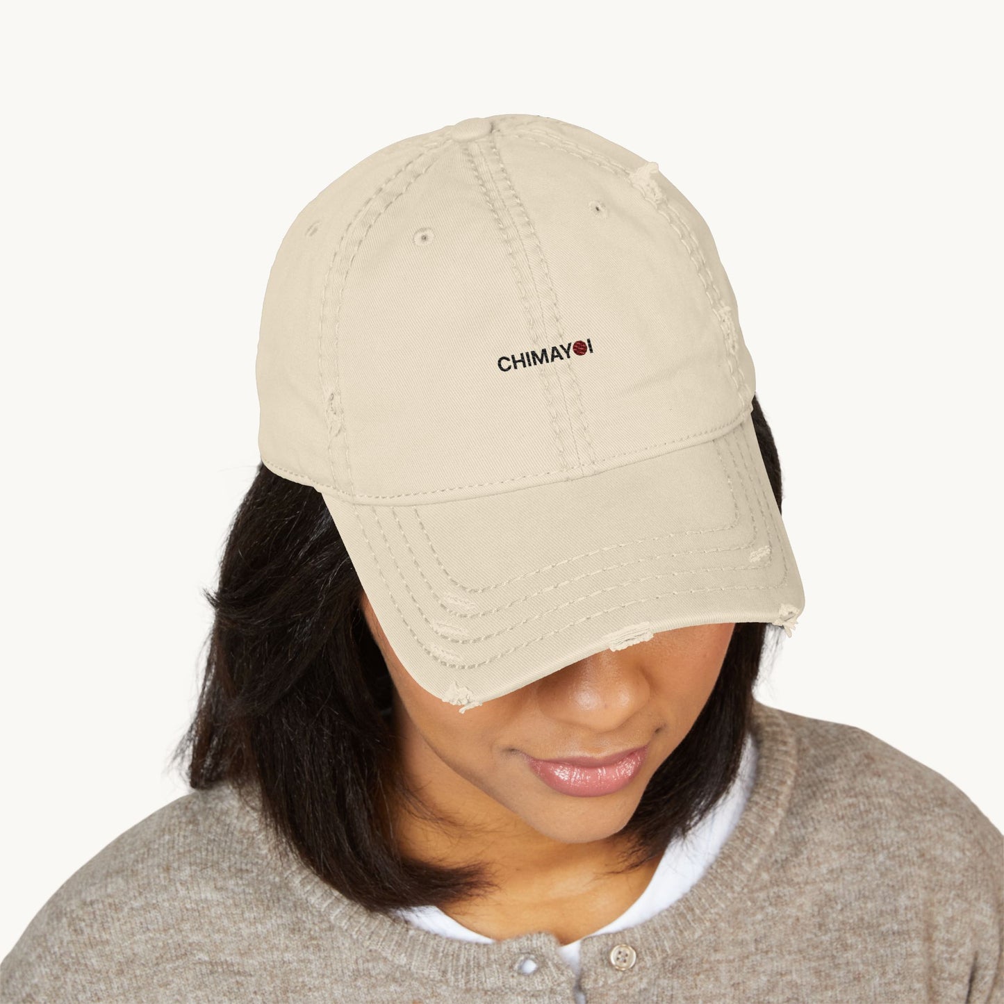 Chimayoi Embroidered Distressed Dad Hat I Vintage Baseball Cap