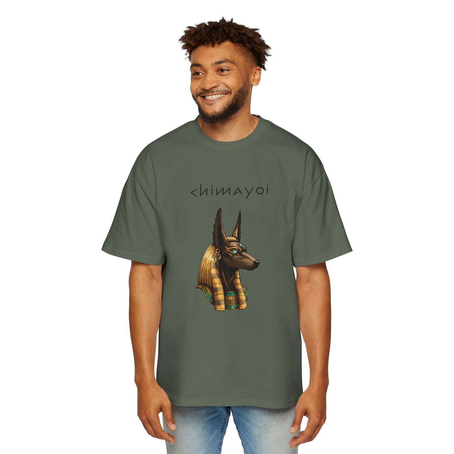 Anubis Graphic Tee —  Oversized T-Shirt