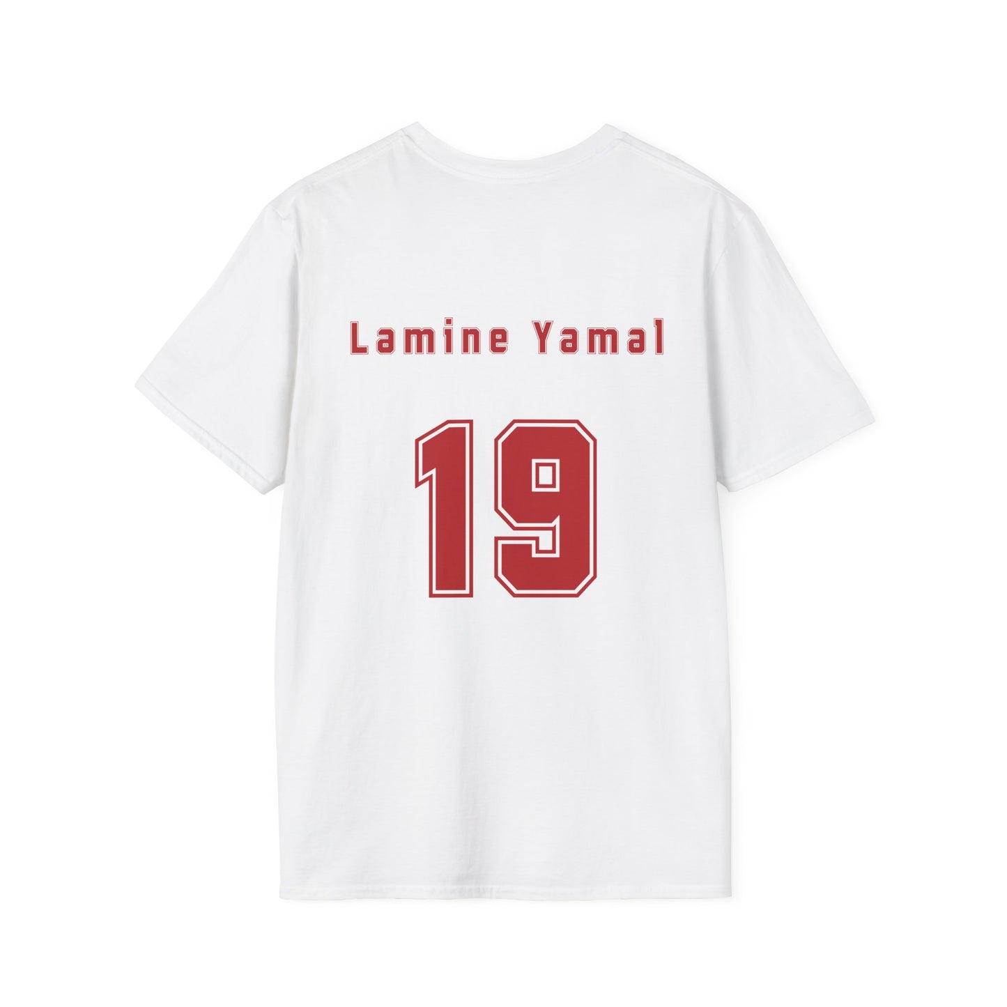 Lamine Yamal 19 Spain Football Tee - Spain Map Flag Fan T-Shirt