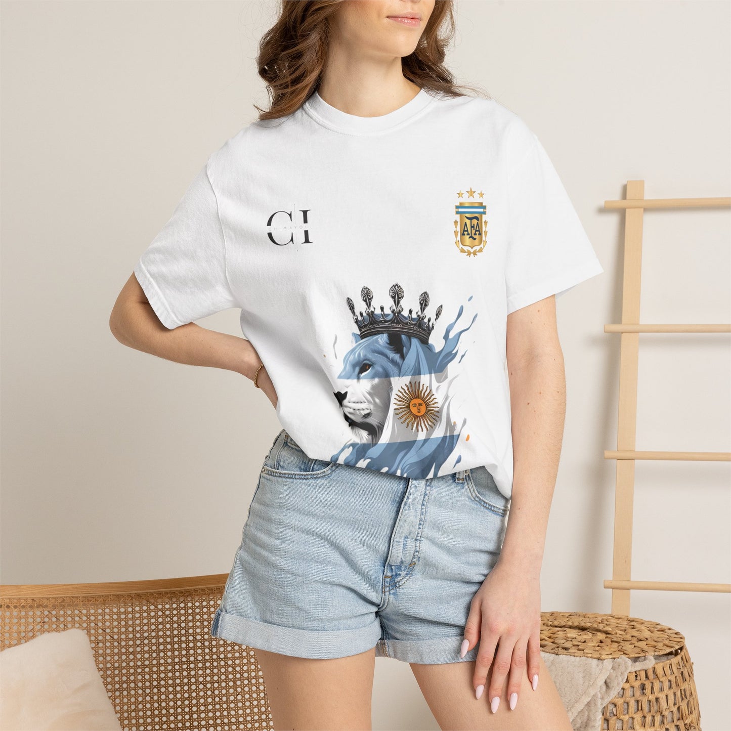Lion Crest Argentina Messi #10 Tee