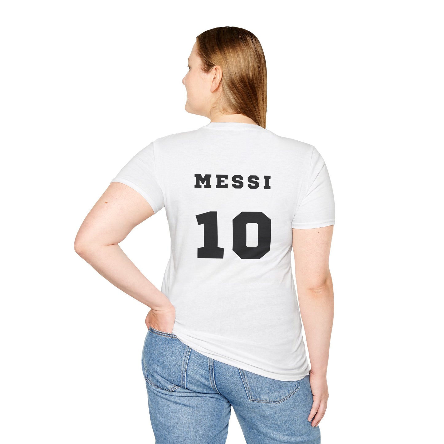 MESSI T-Shirt — AFA Logo & Flag Soccer Tee