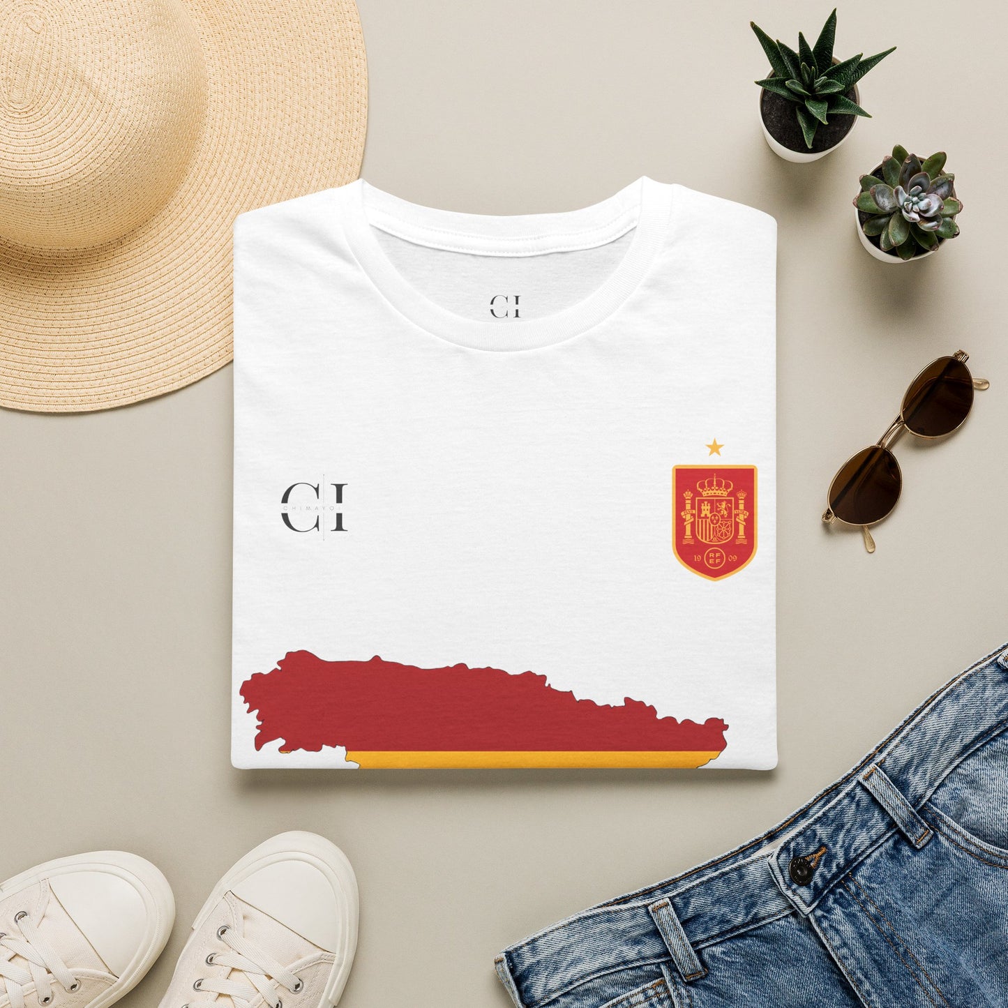 Rodri 16 Spain Football Tee - Spain Map Flag Fan T-Shirt
